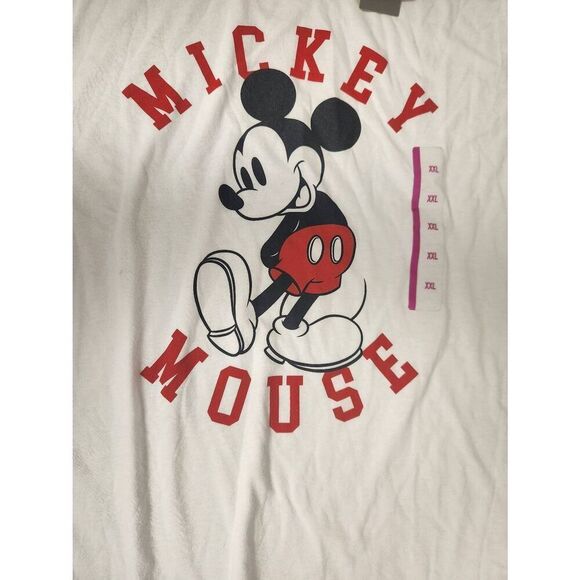 NWT Disney XXL white t shirt with Mickey Mouse on the front - Picture 2 of 4